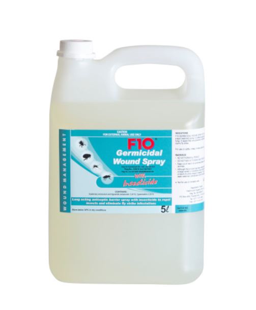 Medical Supplies: F10 Germicidal Wound Spray with Insecticide (5L)