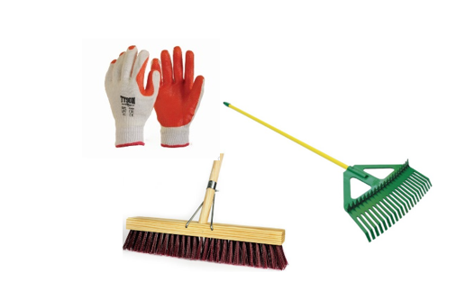 *Big Wish: General Equipment: Broom_Rake_Gloves