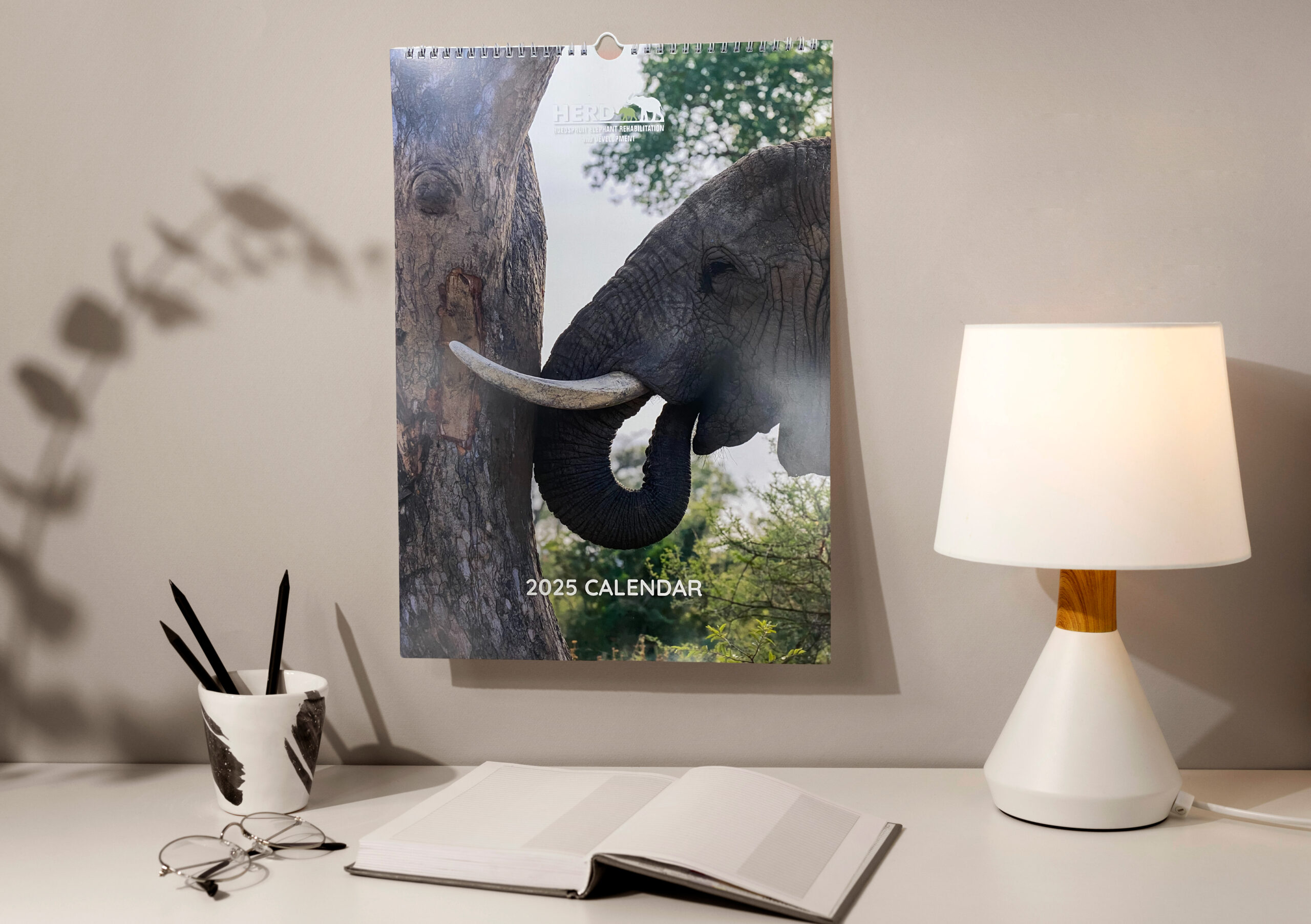 HERD 2025 A3 Hanging Wall Calendar