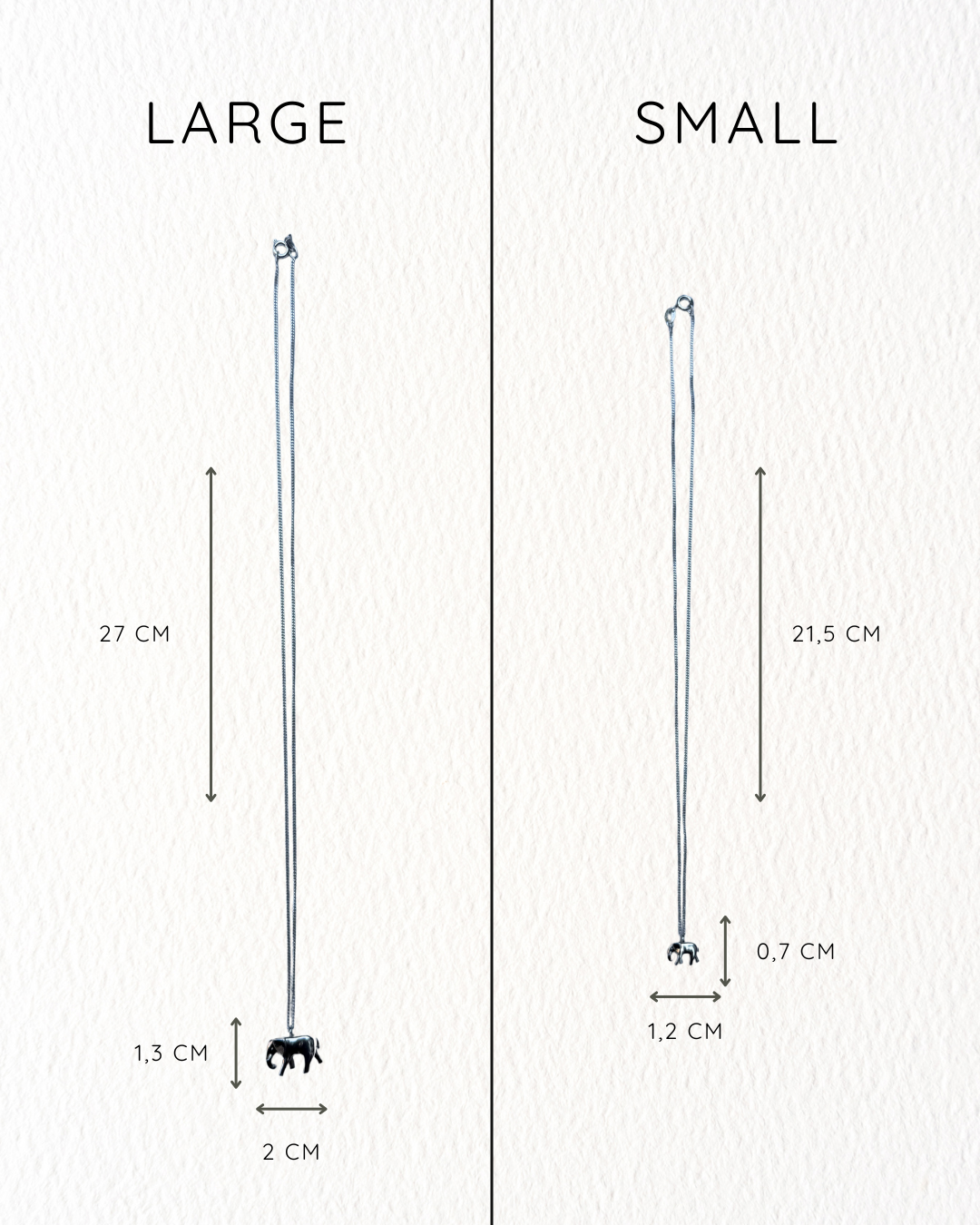 Khanyisa Necklace Size Chart